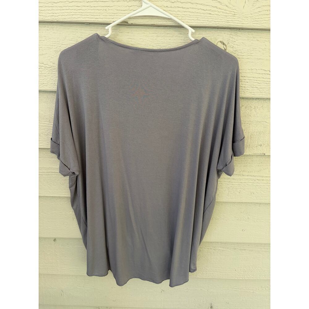 Double Zero Oversized Lavender Surplice Drape Top – Women’s Spicy Small - Picture 7 of 7